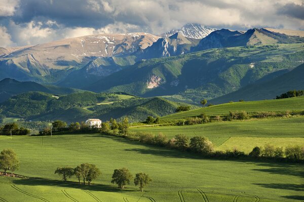 Italienische Sommersonne Landschaft