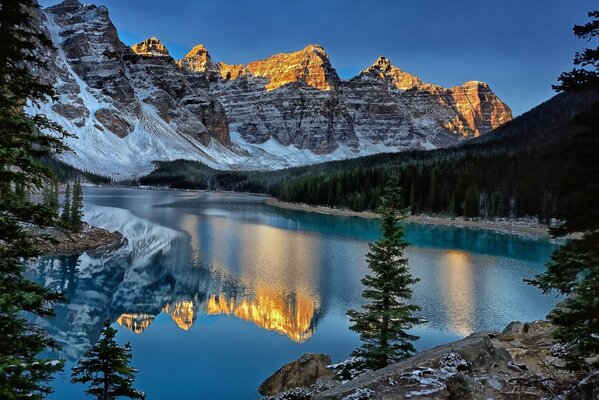 Valle de los diez picos y lago Moraine