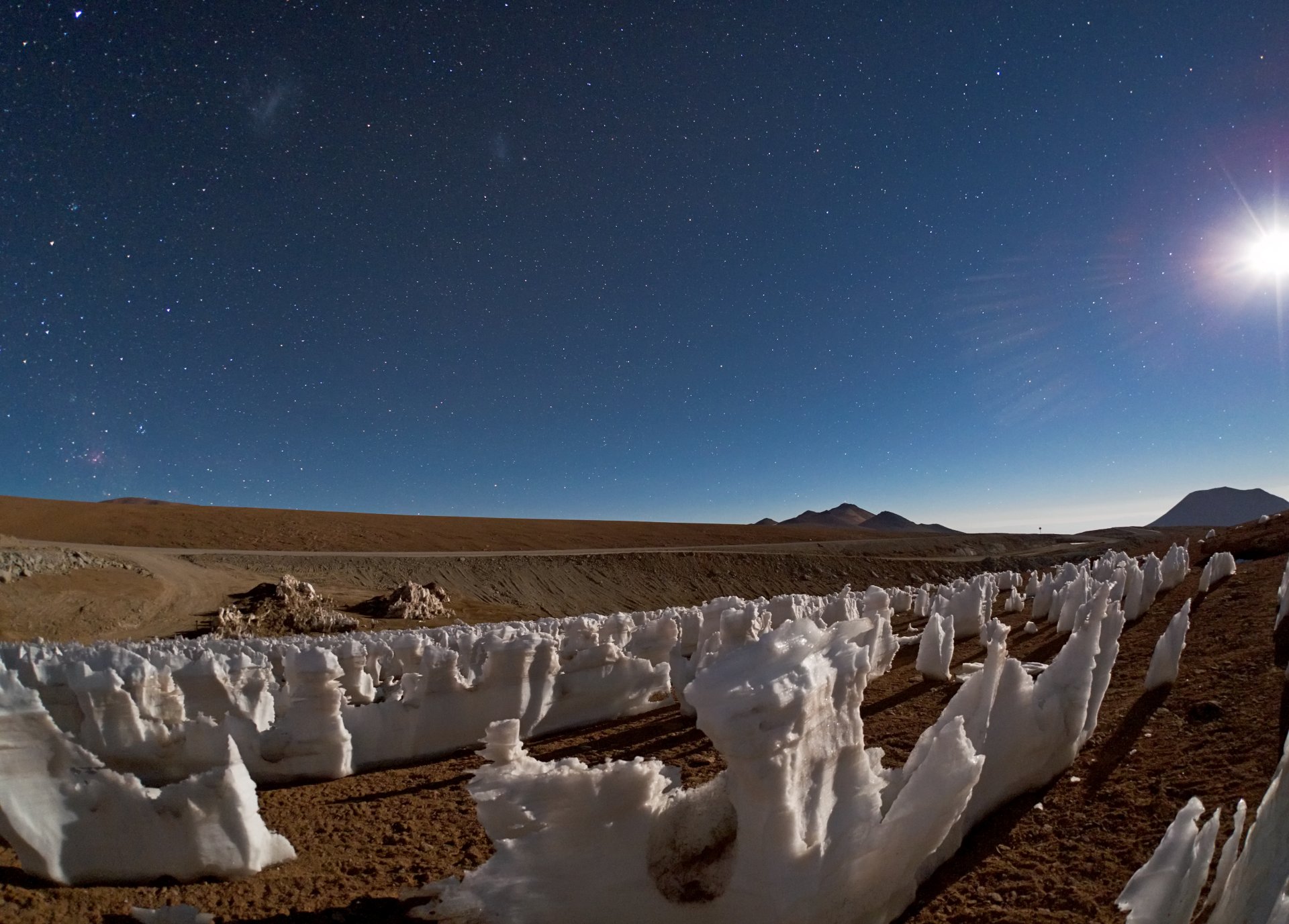 chajnantor meseta penitentes luna estrellas nubes de magallanes