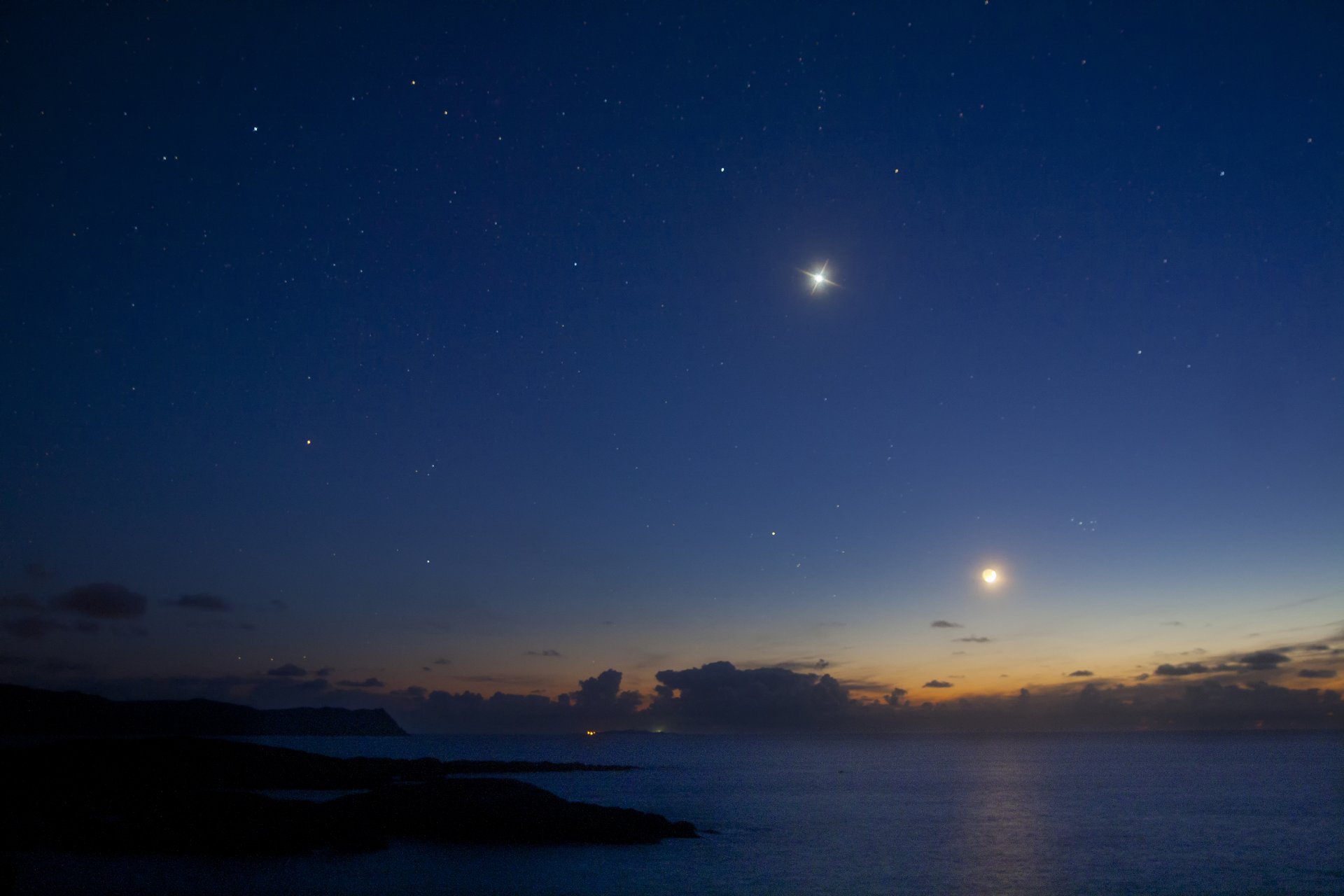 lune vénus côte donegal