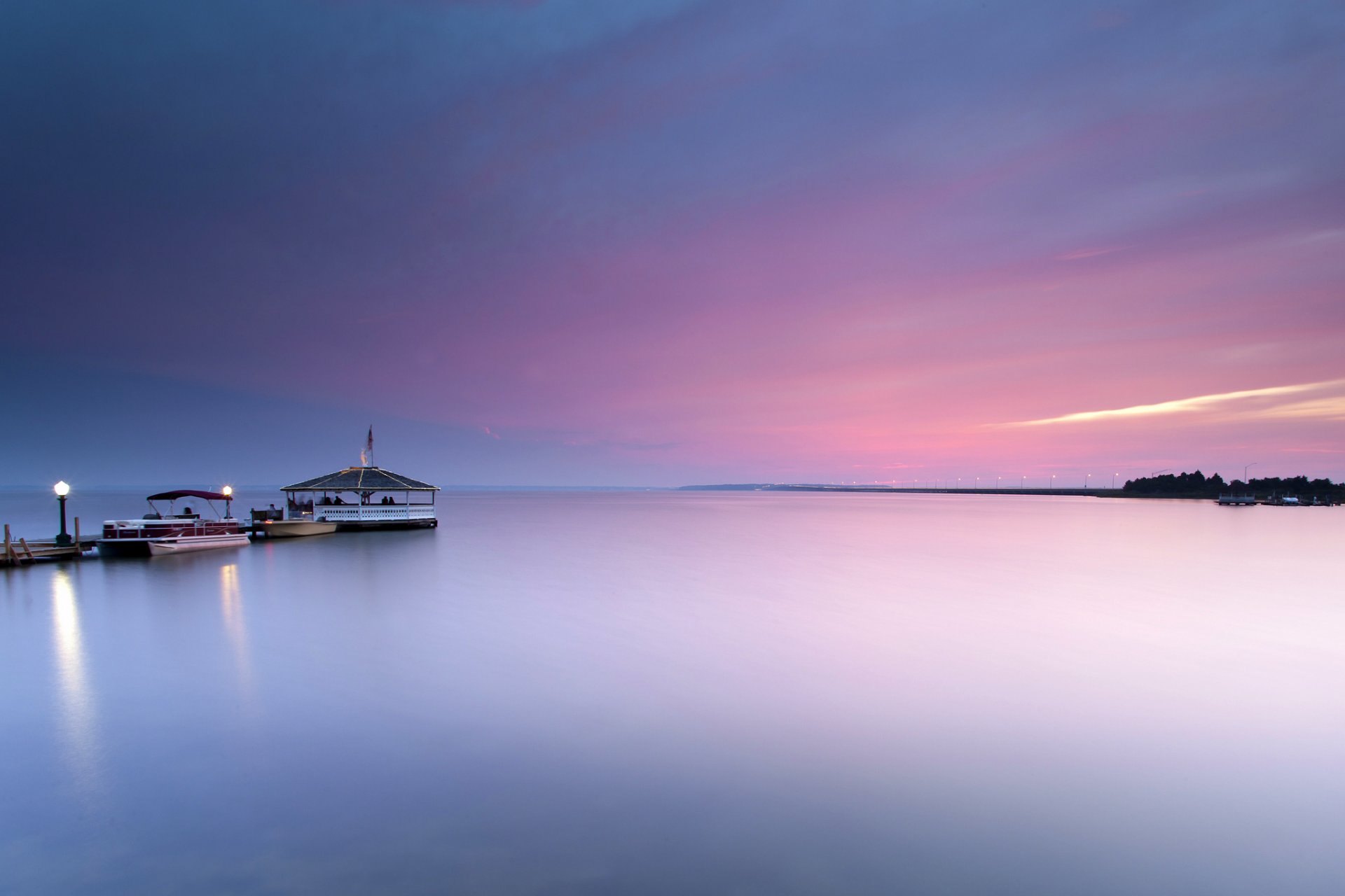 usa ozean wasser oberfläche ruhe liegeplatz lichter boot abend sonnenuntergang