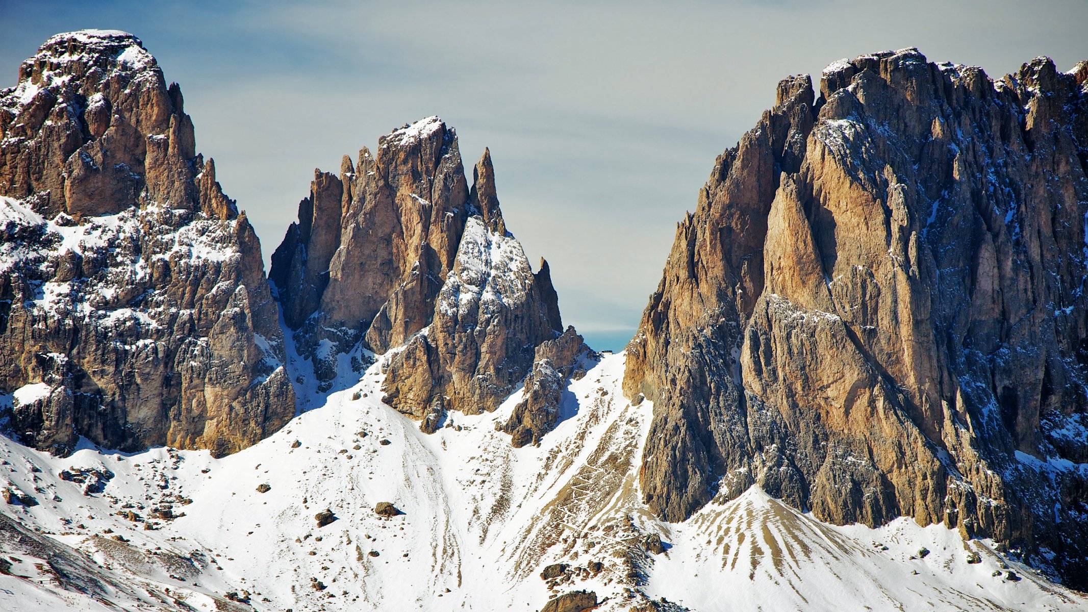 berge winter dolomiten südalpen italien