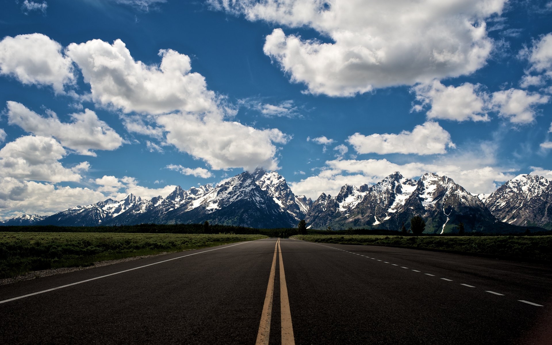 estados unidos wyoming parque nacional grand teton parque nacional grand teton camino al cielo