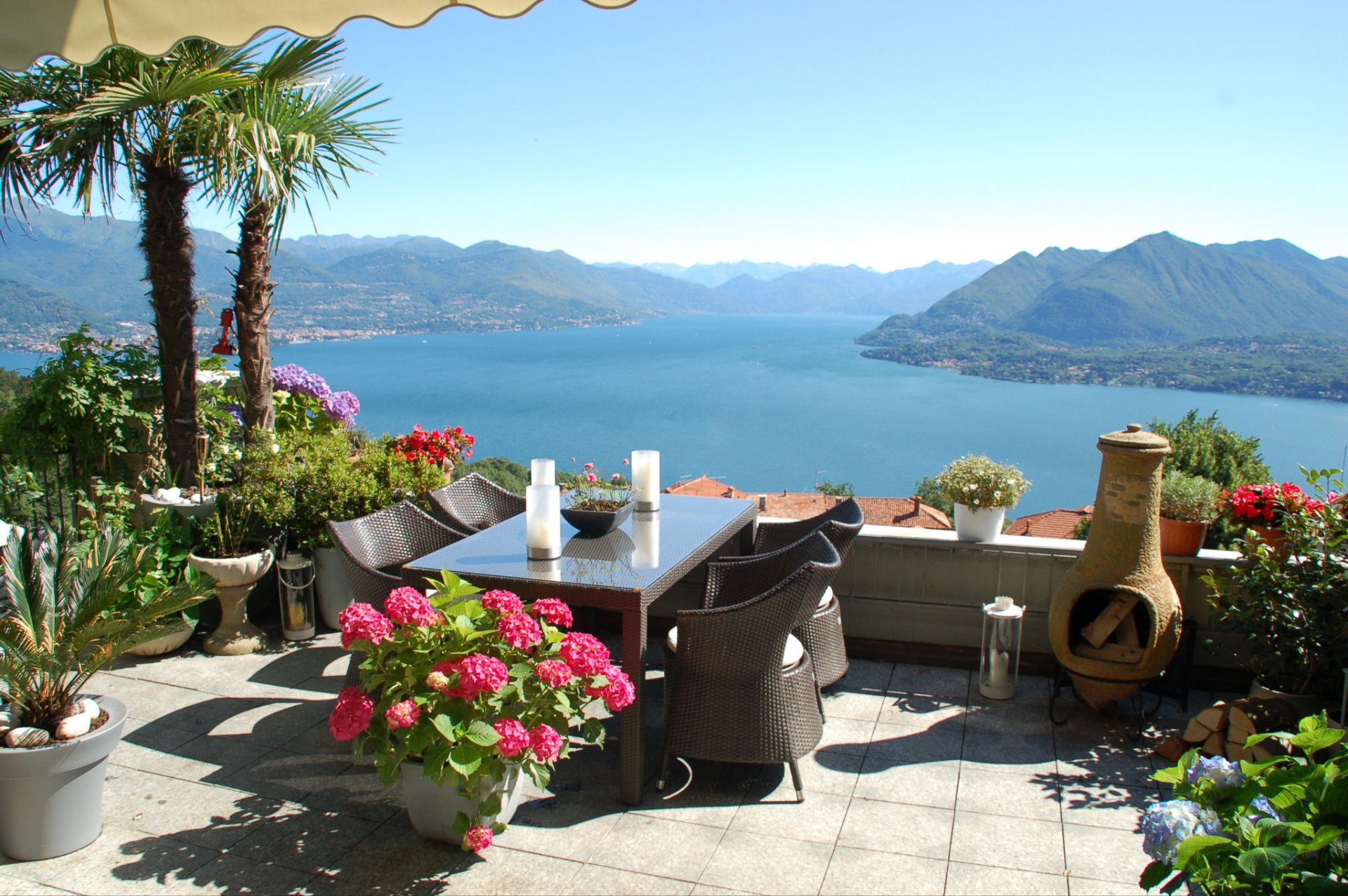 lake mountain terrace views mood pleasure sports relax italy stresa maggiore