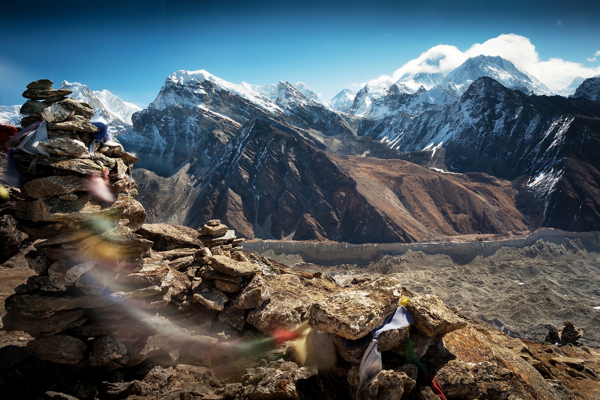 montagne tibet spirito del tibet vento cielo pietre rocce