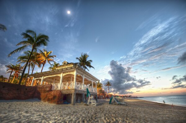 Costa del mar de Bahamas