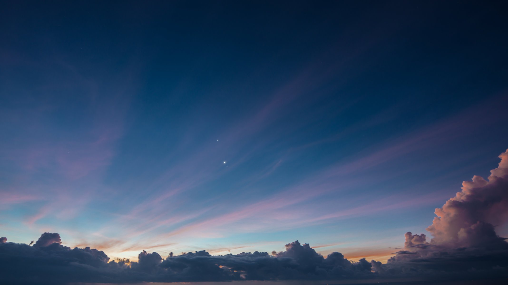 cielo estrella nubes firmamento