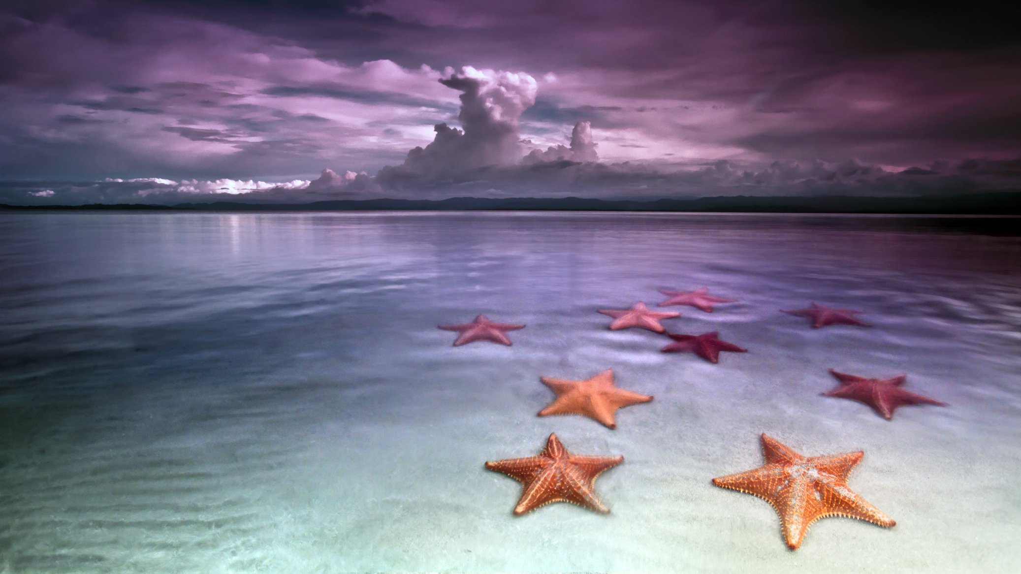 meer strand ufer himmel wolken