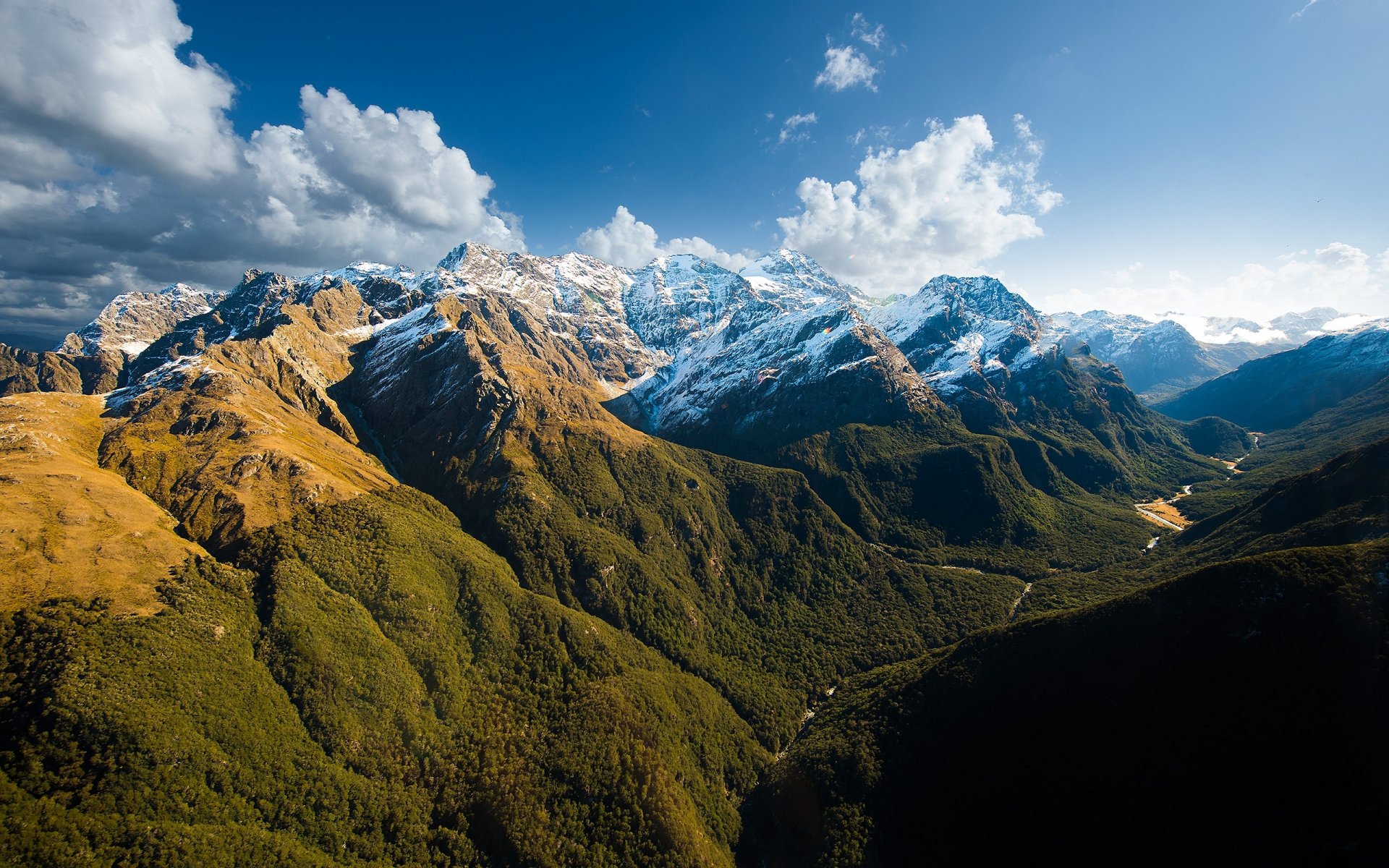 montagnes nature ciel milford son