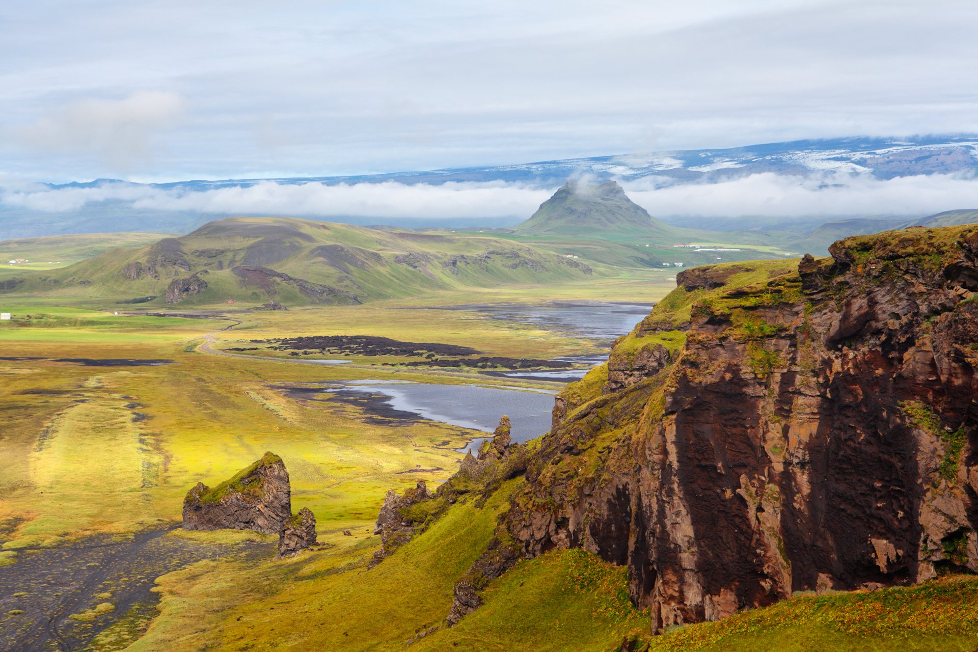 island berge felsen pisten gras blumen himmel wolken