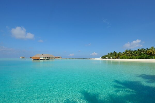 Незабываемый остров мечты на Мальдивах