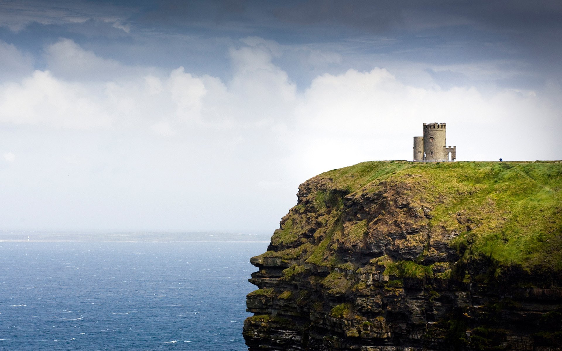 o brien s tower galway bay ireland sea rock tower