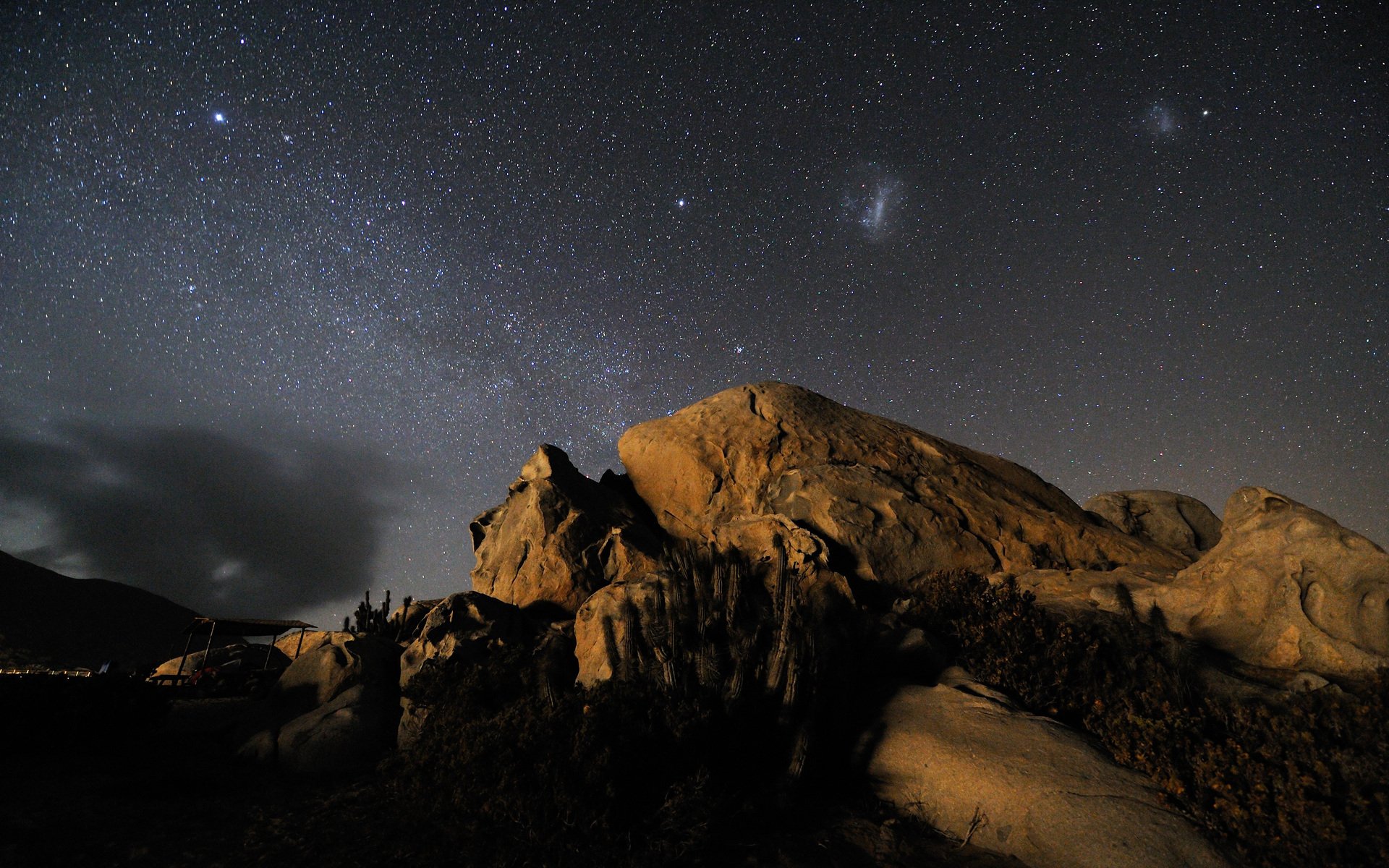 himmel magellan wolke berge anden sterne kakteen