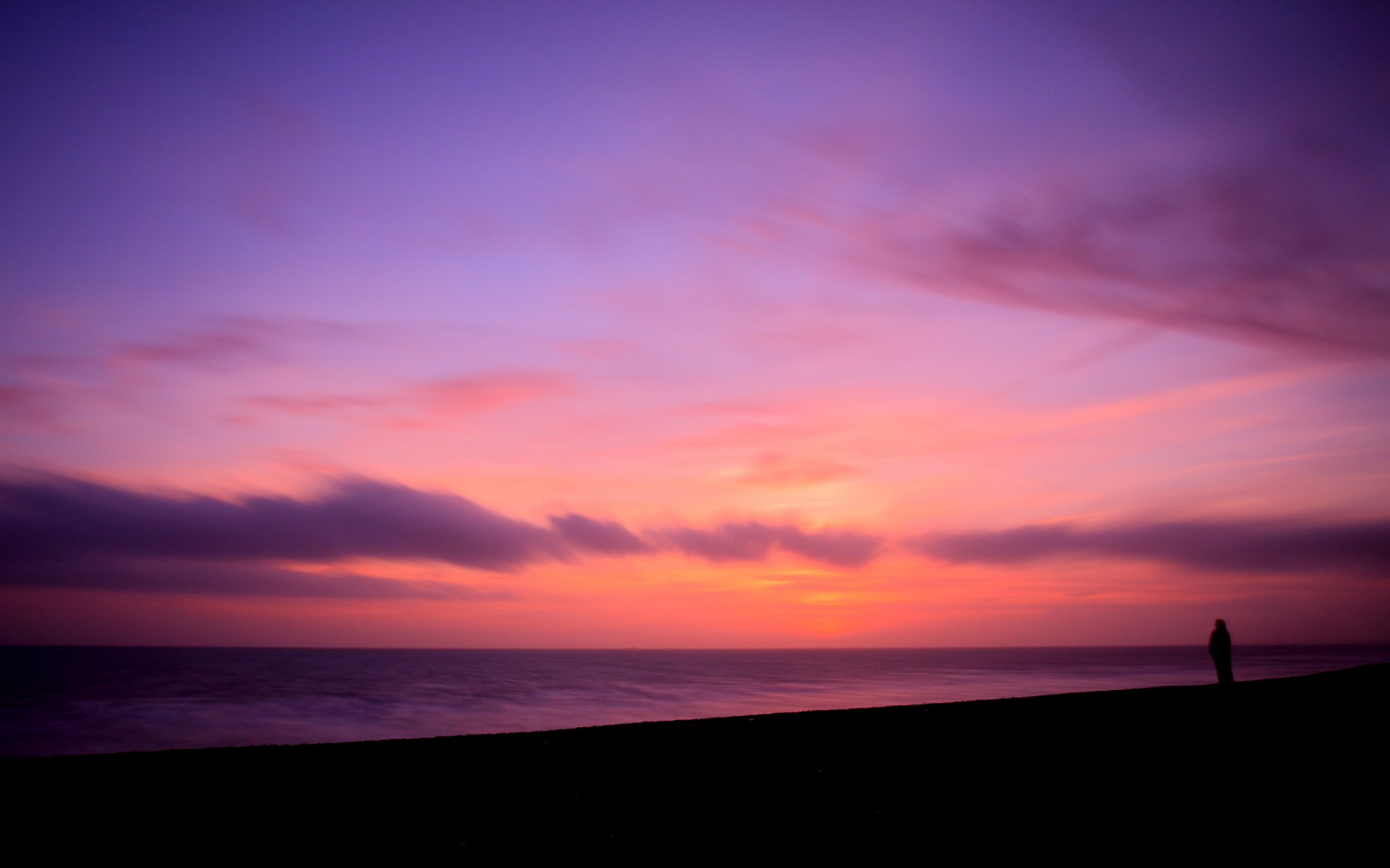 mood coast beach water sea ocean beaches sky night girl girls silhouettes wind