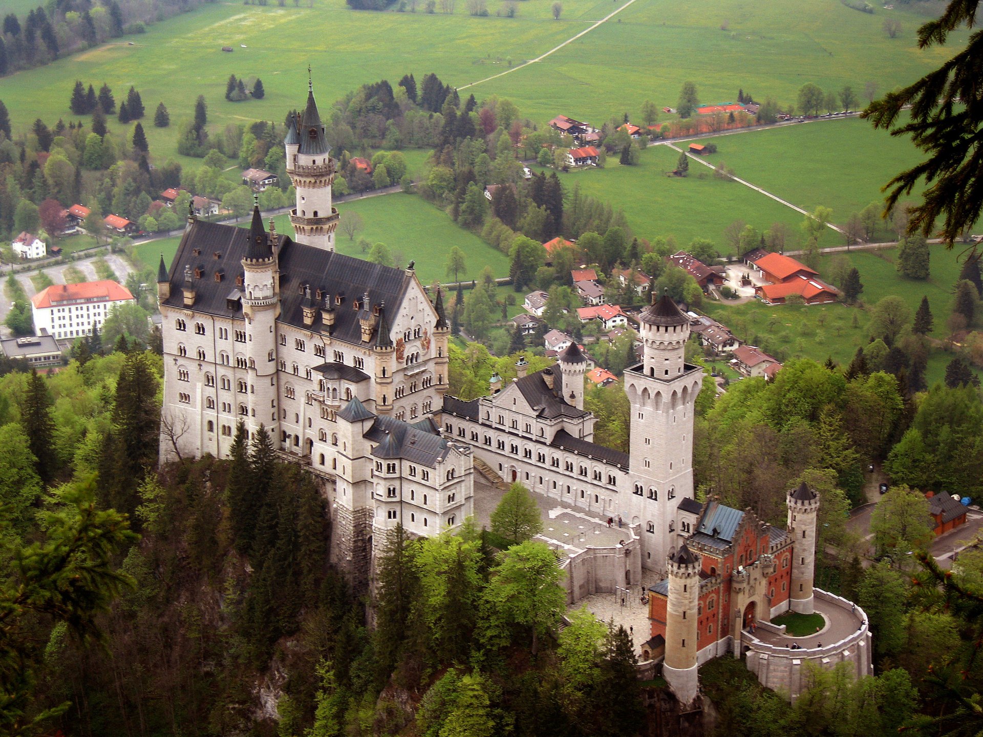 castello neuschwanstein paesaggio baviera