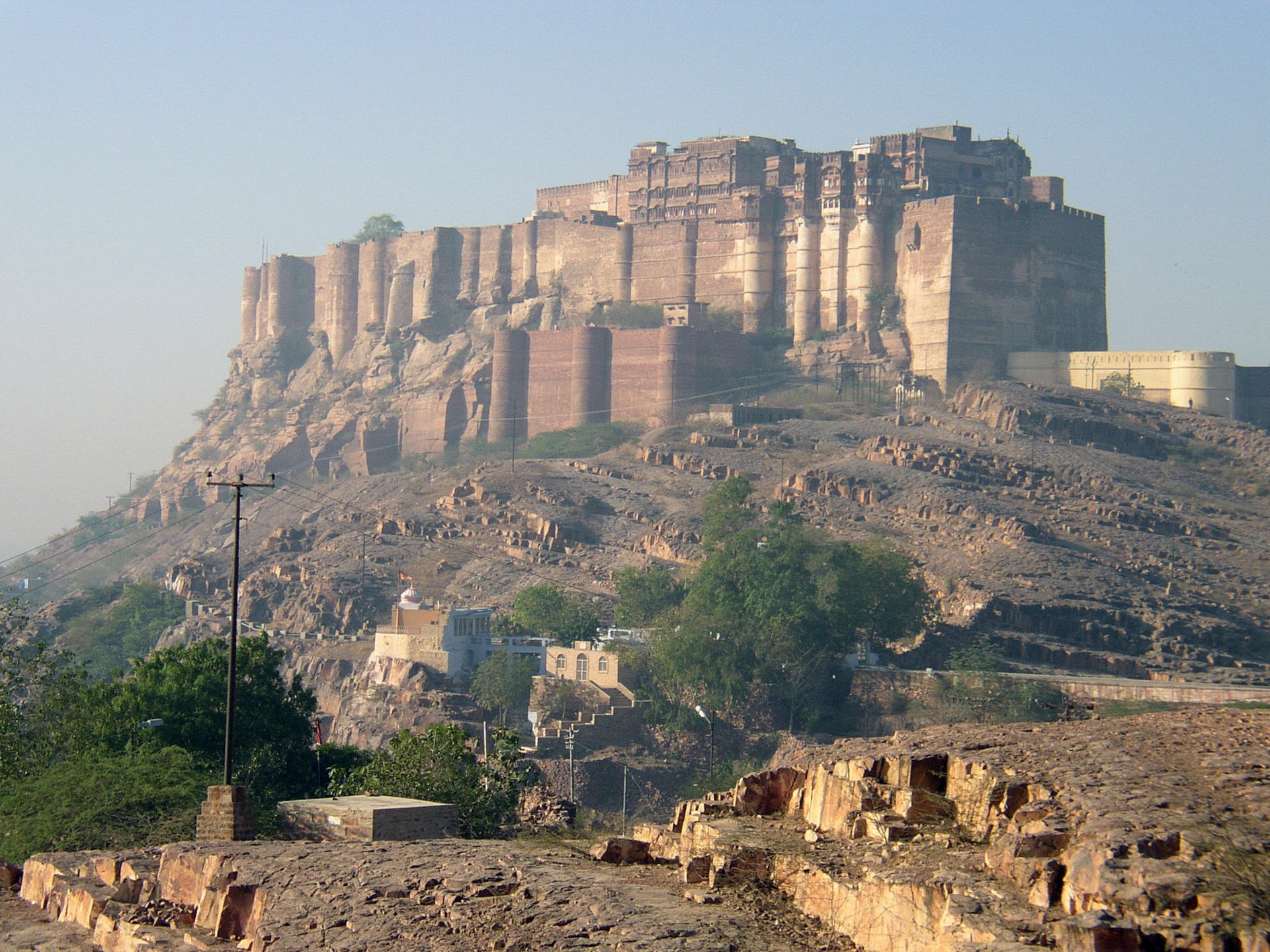 forteresse mehrangarh meherangarh rajput château rajput