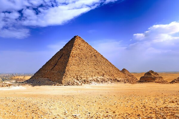 Egipt piramida piękny krajobraz