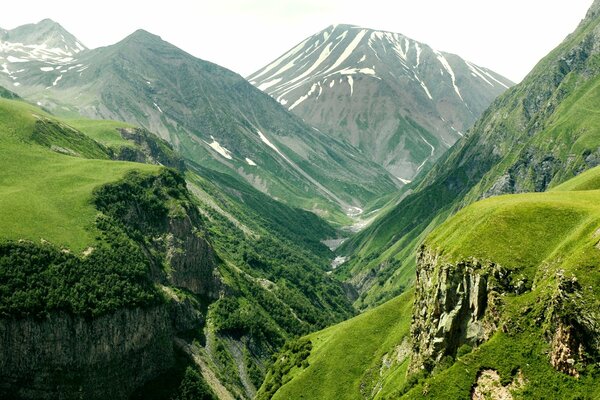 Inmensas extensiones y majestuosas montañas