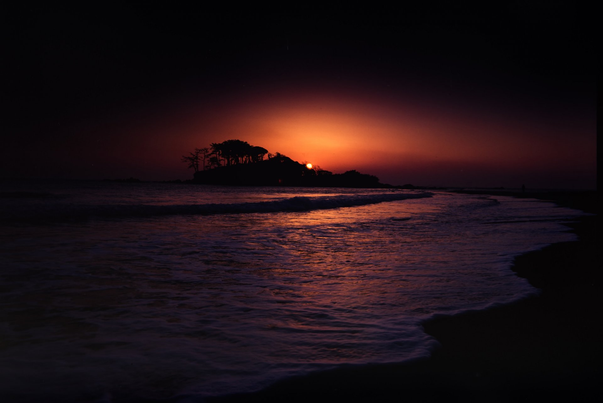 jinha strand tiefer sonnenaufgang-ulsan korea