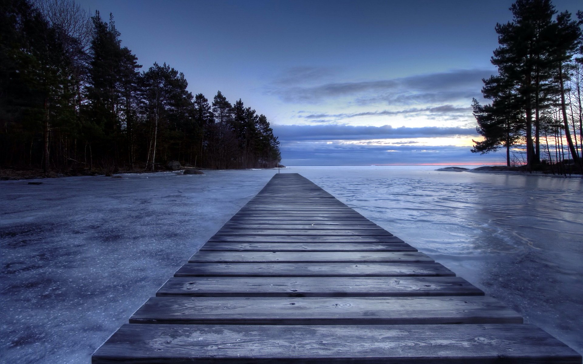 lake bridge landscape