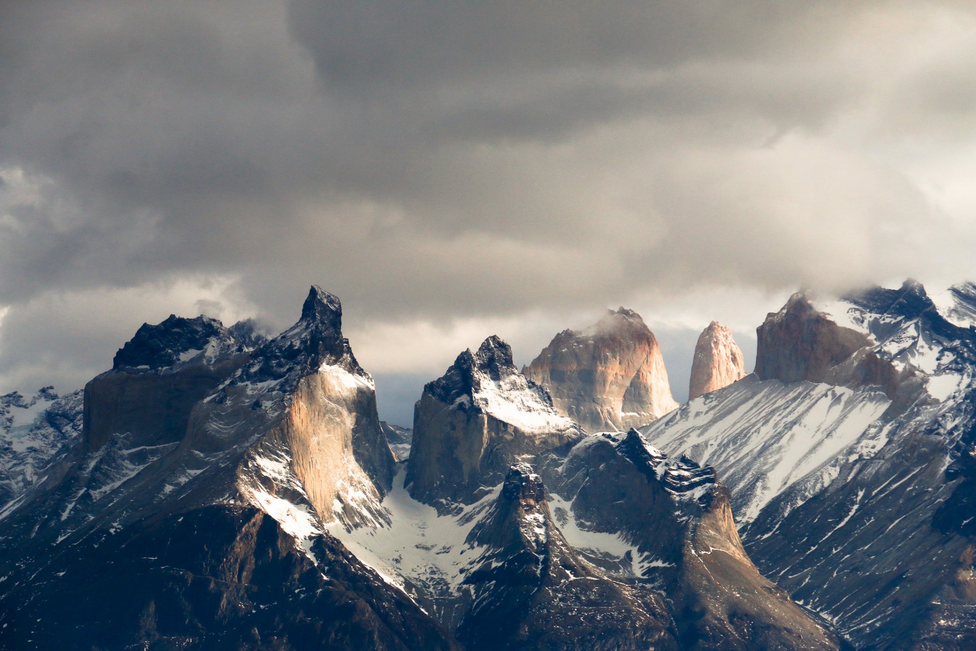 sud america patagonia ande nuvole