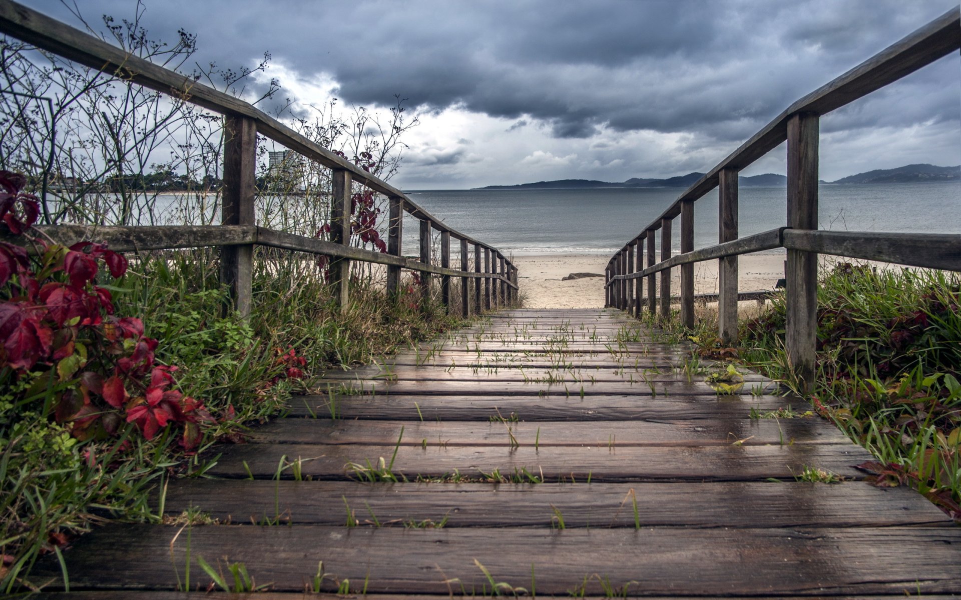 mer pont paysage