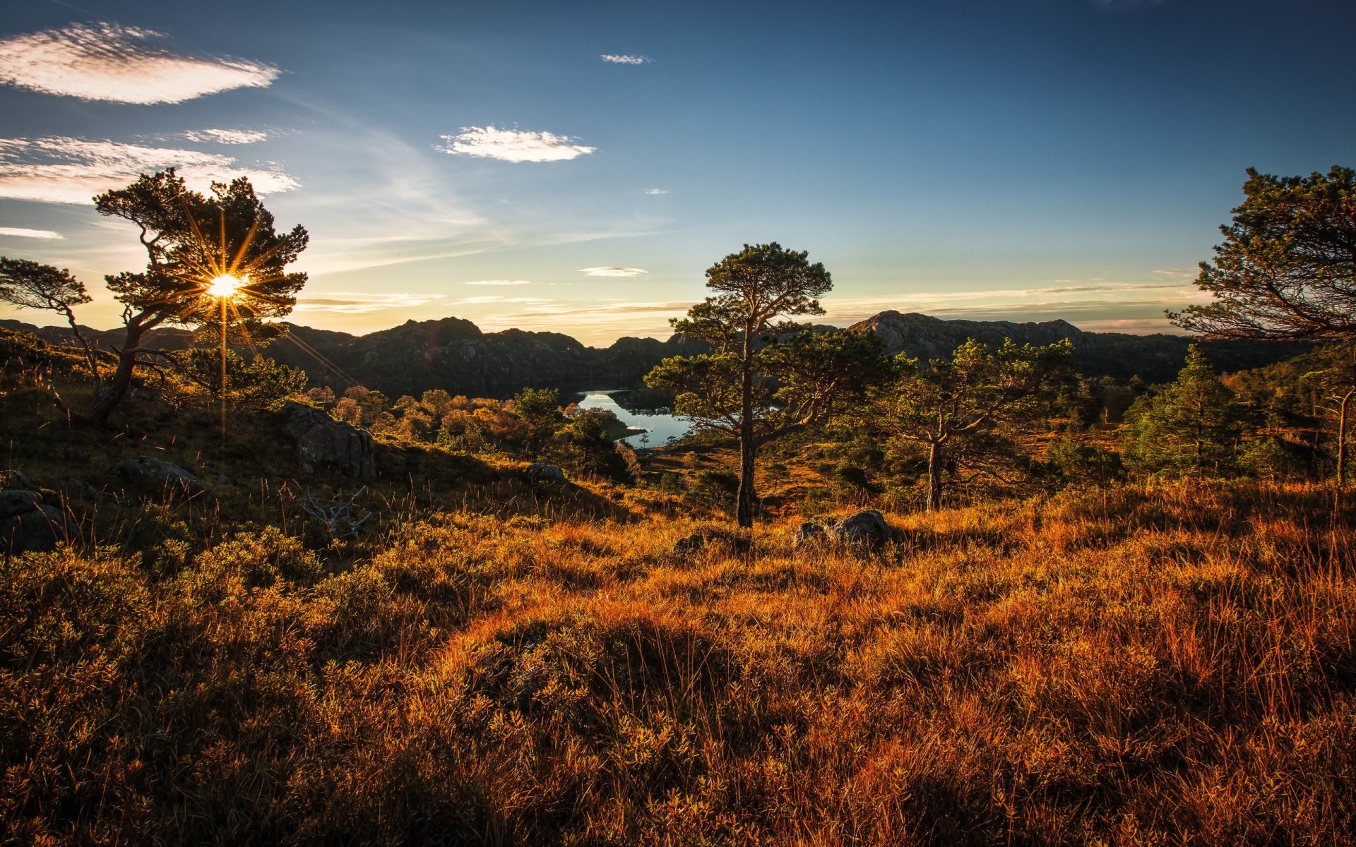 otoño noruega paisaje