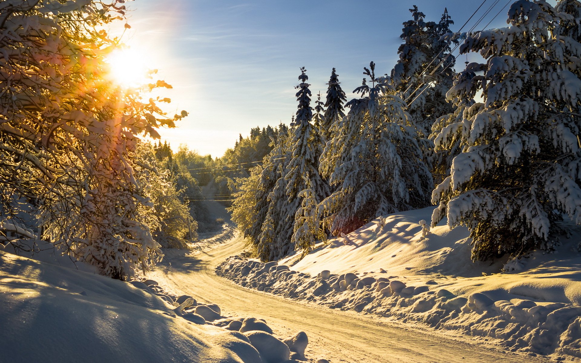 inverno neve paesaggio