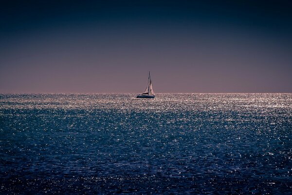 Boot Meer Hintergrund schöne Aussicht