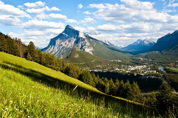 Parque nacional Banff, bouzumno hermoso