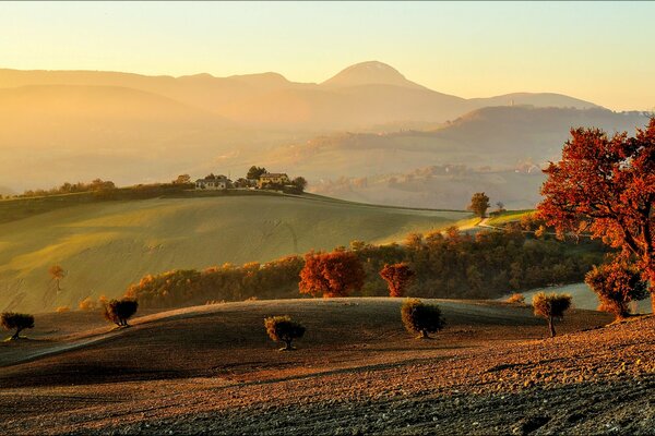 Il cielo mattutino incontra l alba