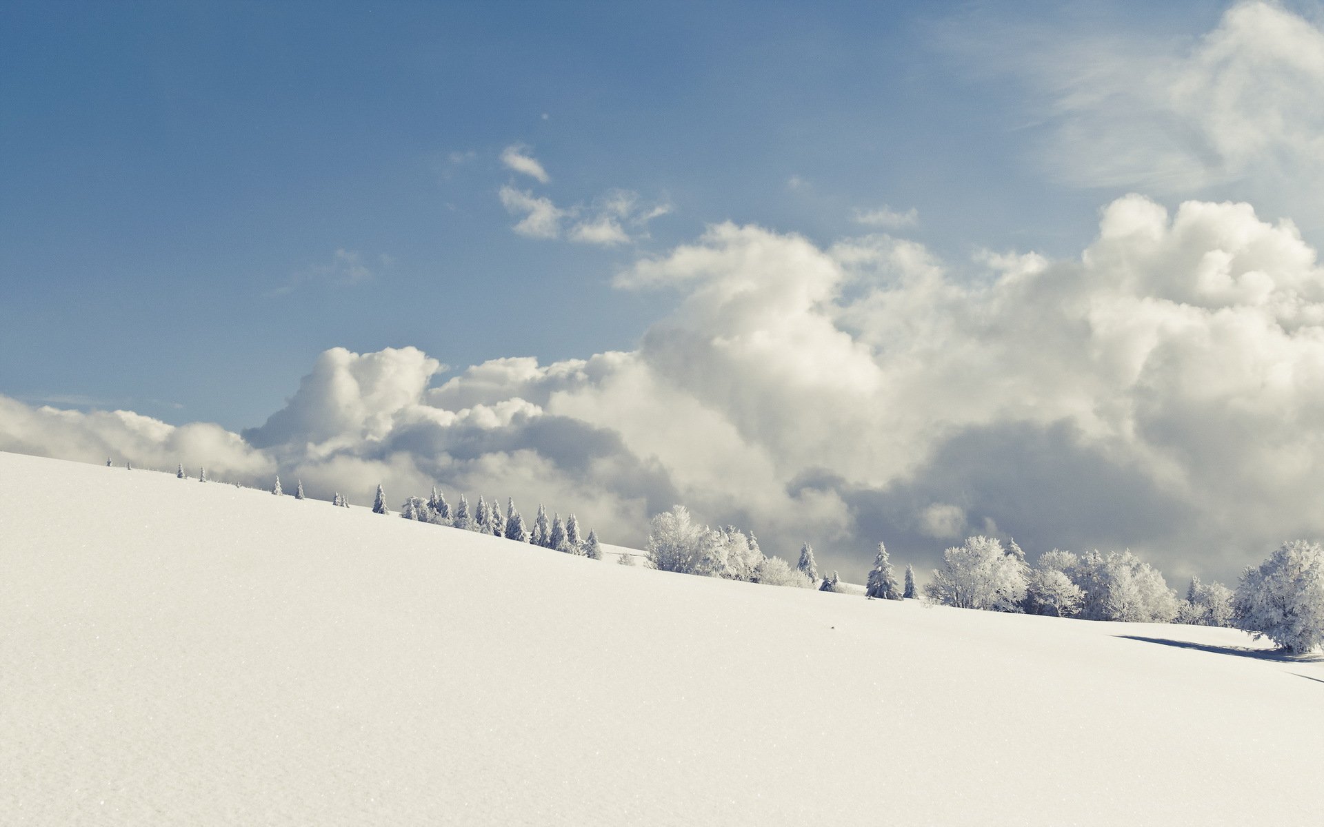 invierno nieve cielo paisaje