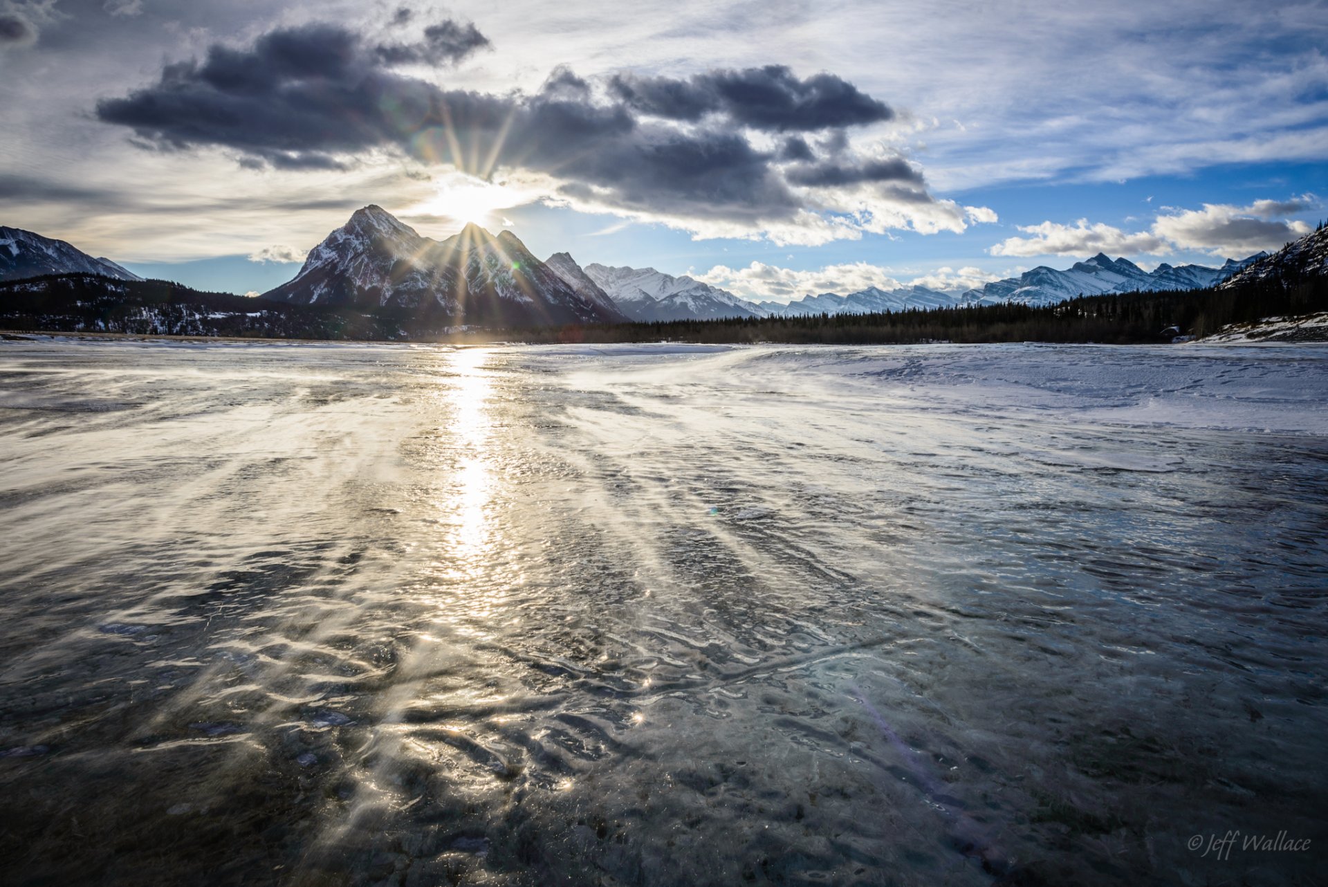 landscape sea sun reflection mountain sky cloud