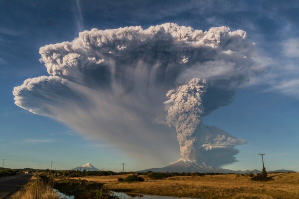 Erupción volcánica en Chile 2015