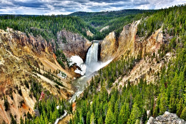 The beauties of Yellowstone National Park