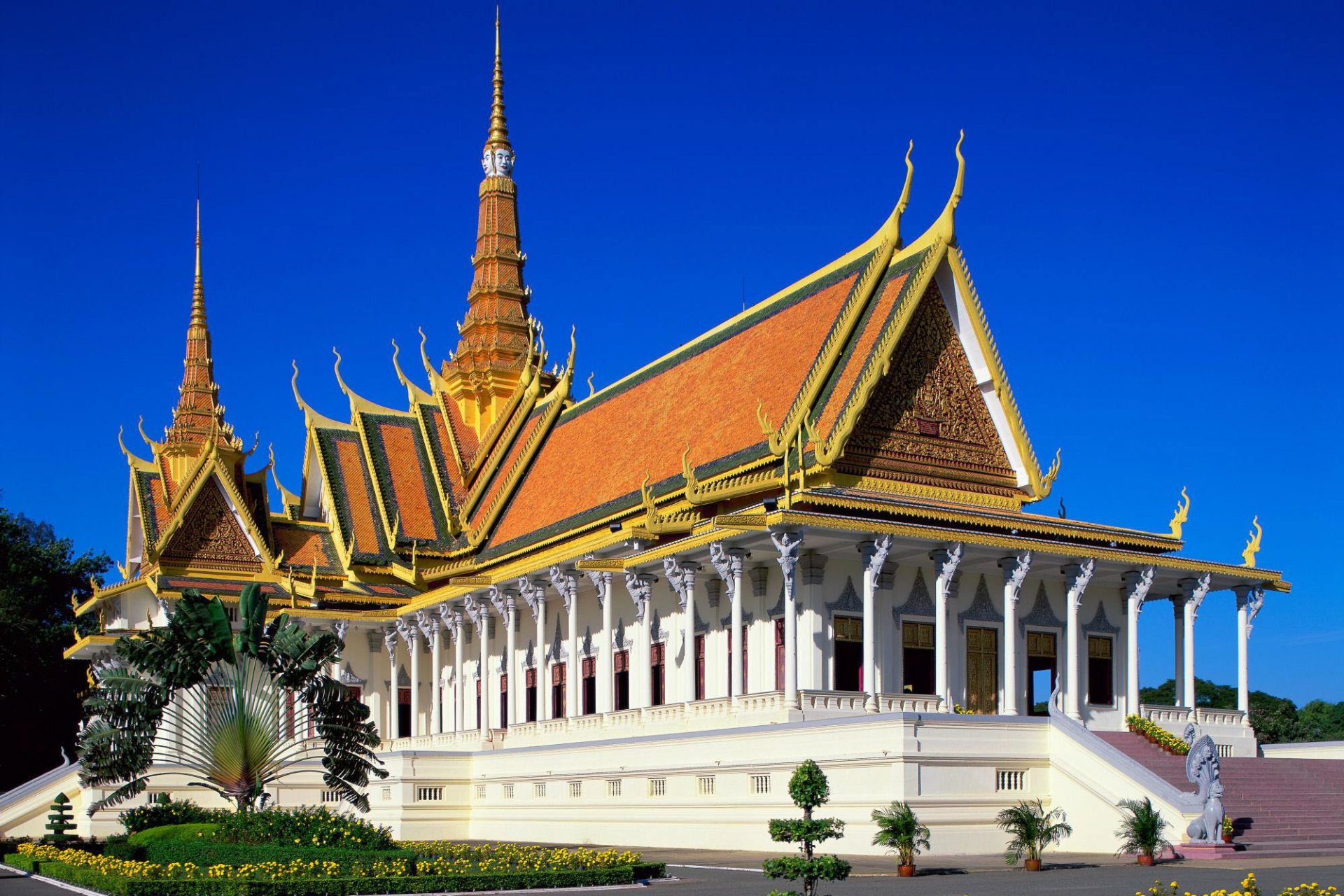 asia pagoda cielo tetto torre guglia piante architettura