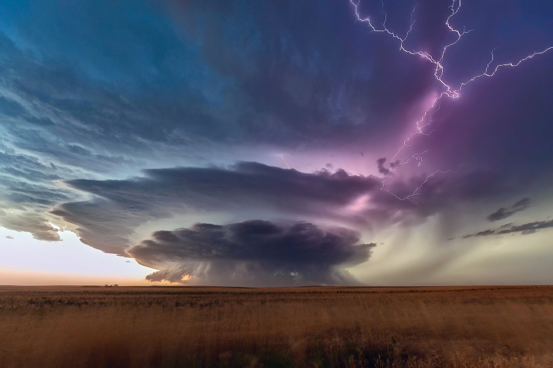 usa south dakota storm clouds clouds lightning