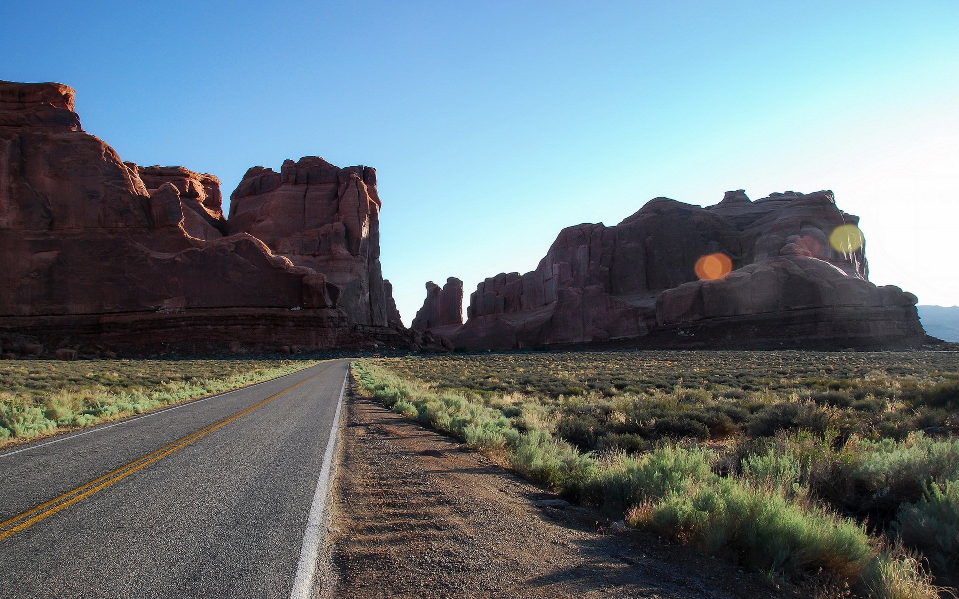 pausa del giorno arches national park utah