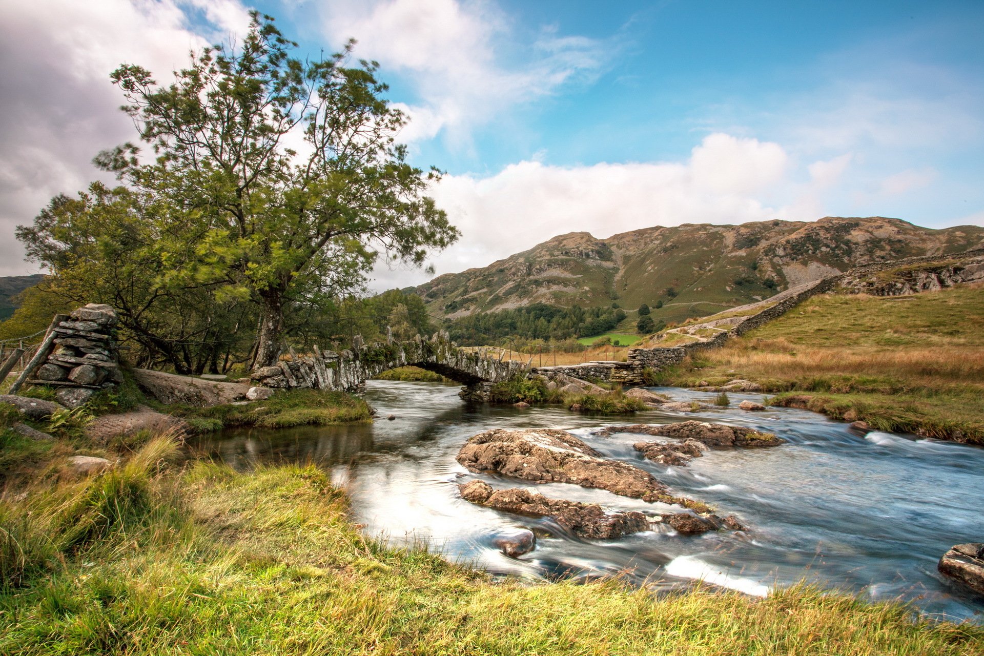 slater bridge little langdale brücke