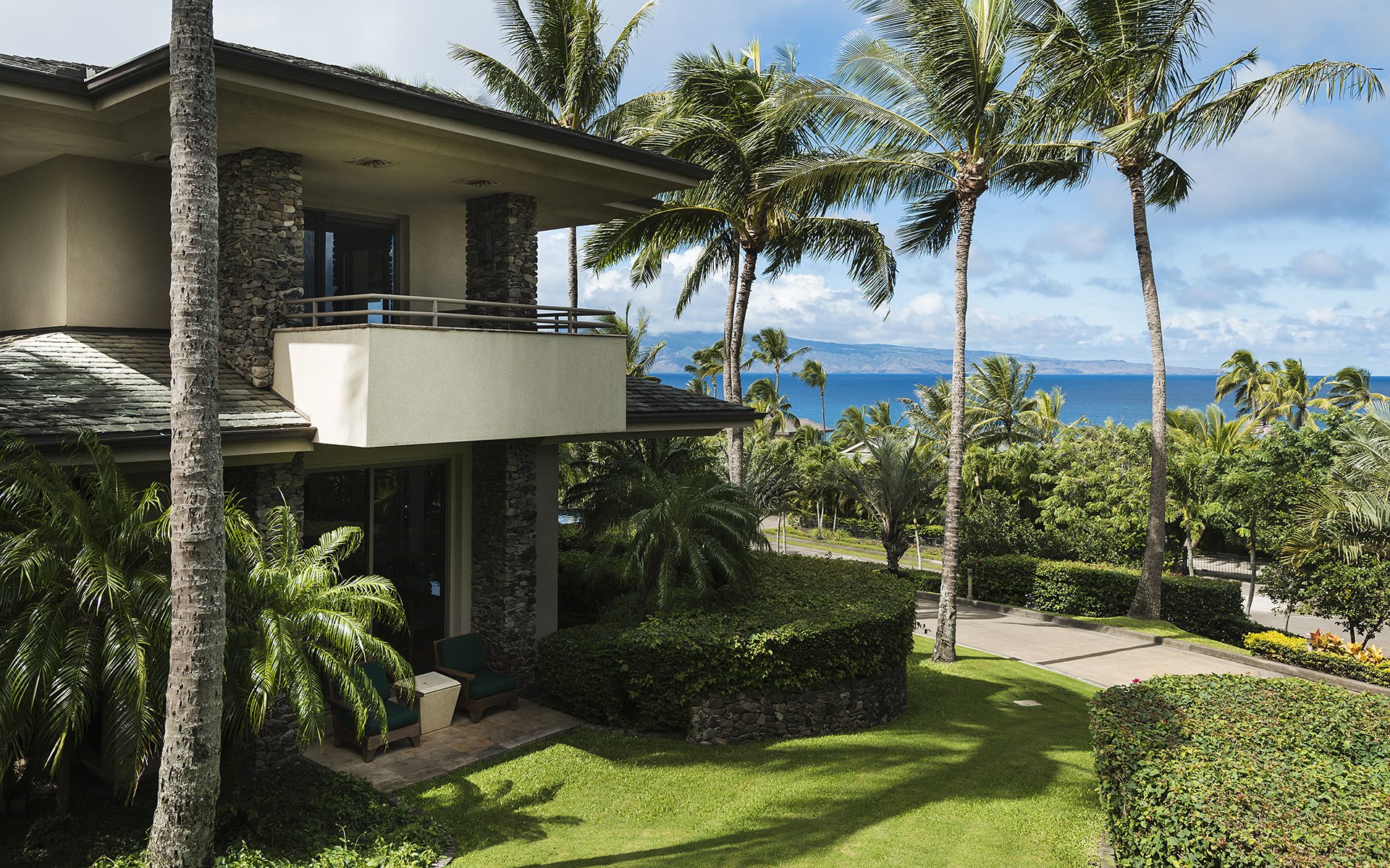 maui hawaii prestigioso casa palma pacifico giardino