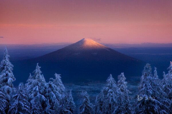 Zima w USA stan Oregon zimą
