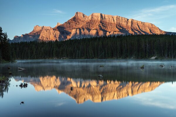 Reflection in Johnson Mountain Lake