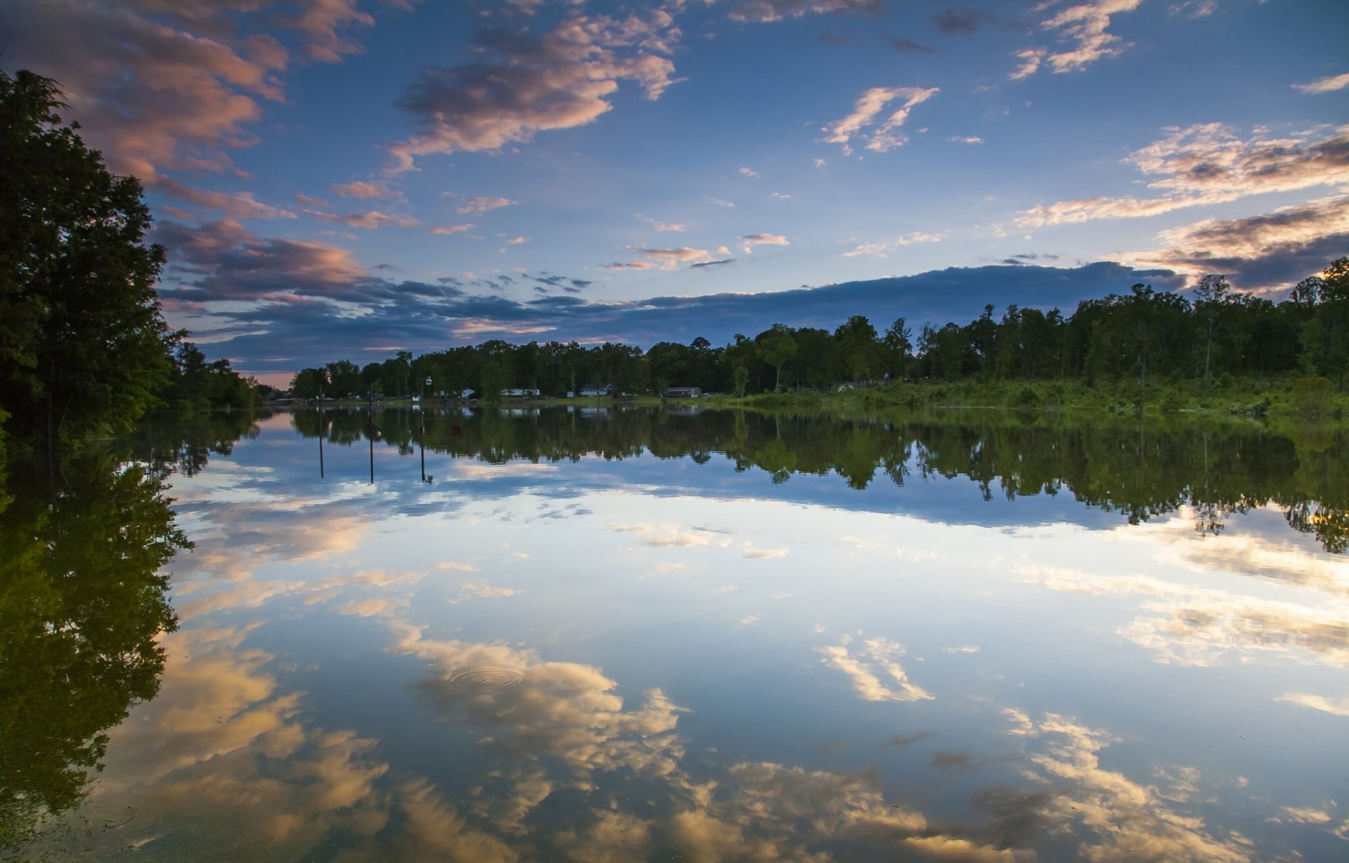 logan martin lake alabama lake reflection