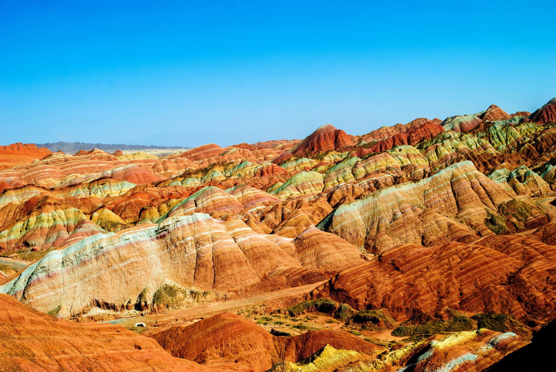 park mountain china zhangye danxia nature photo