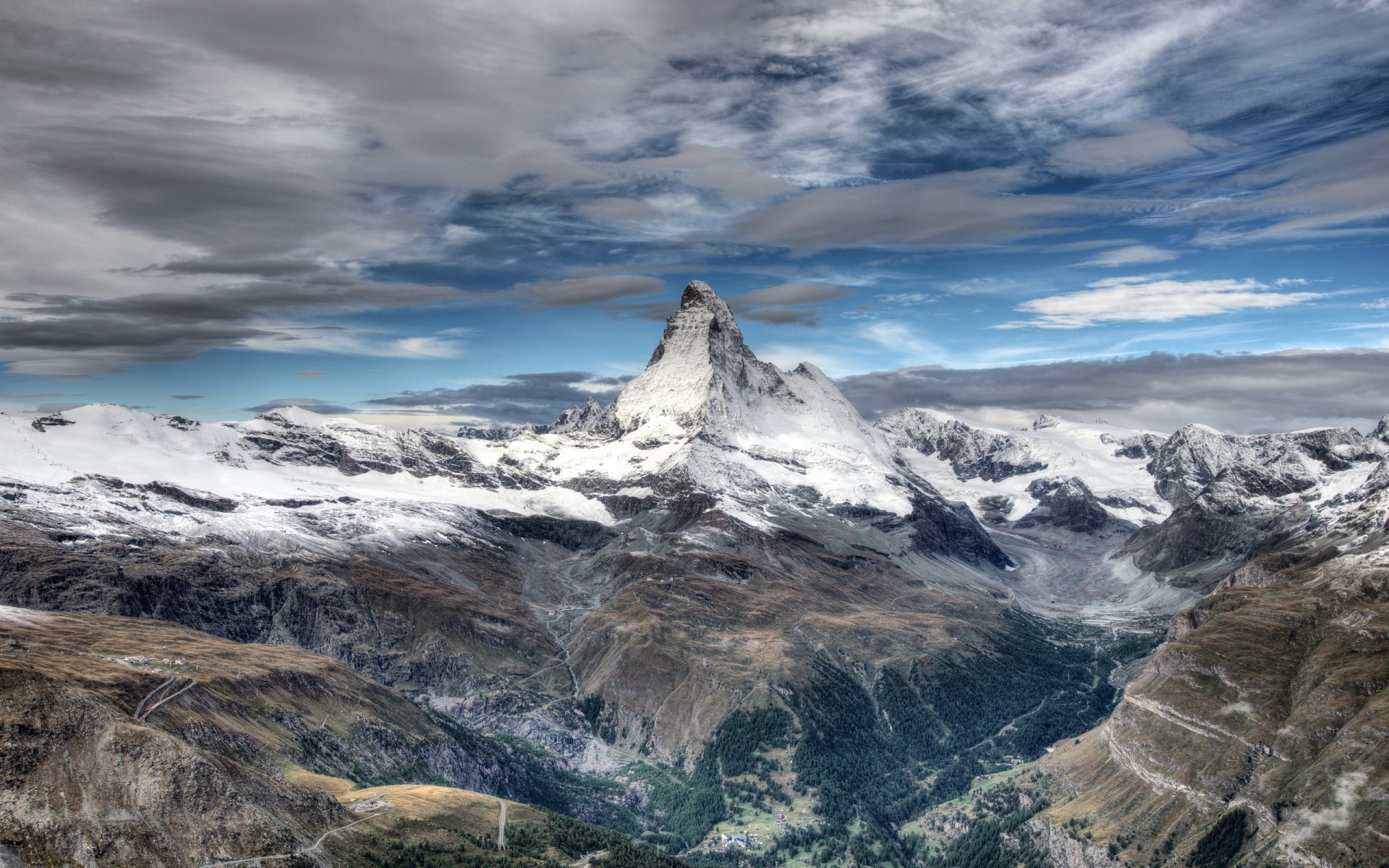 majesteux cervin matterhorn krajobraz