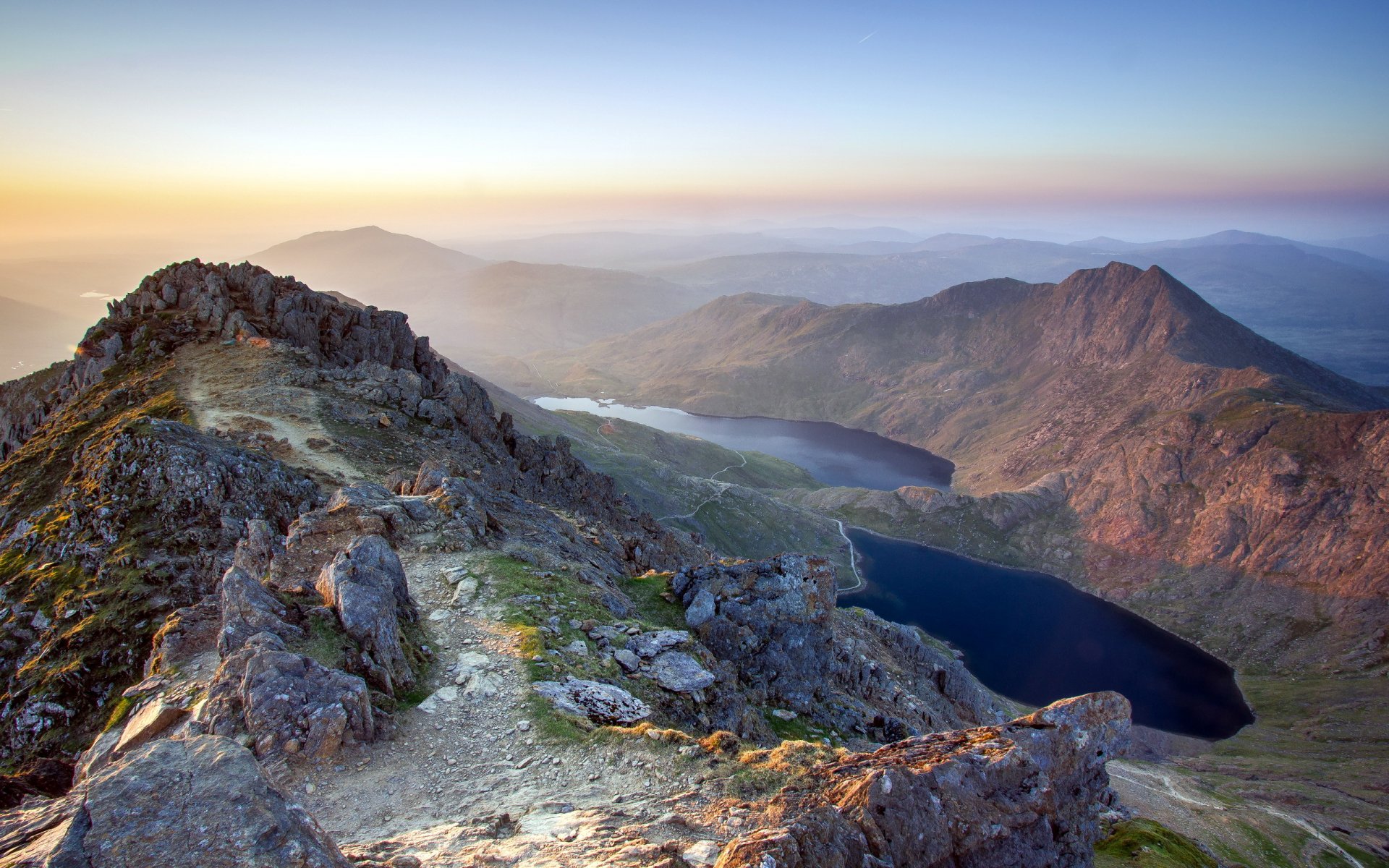 mountain lake landscape