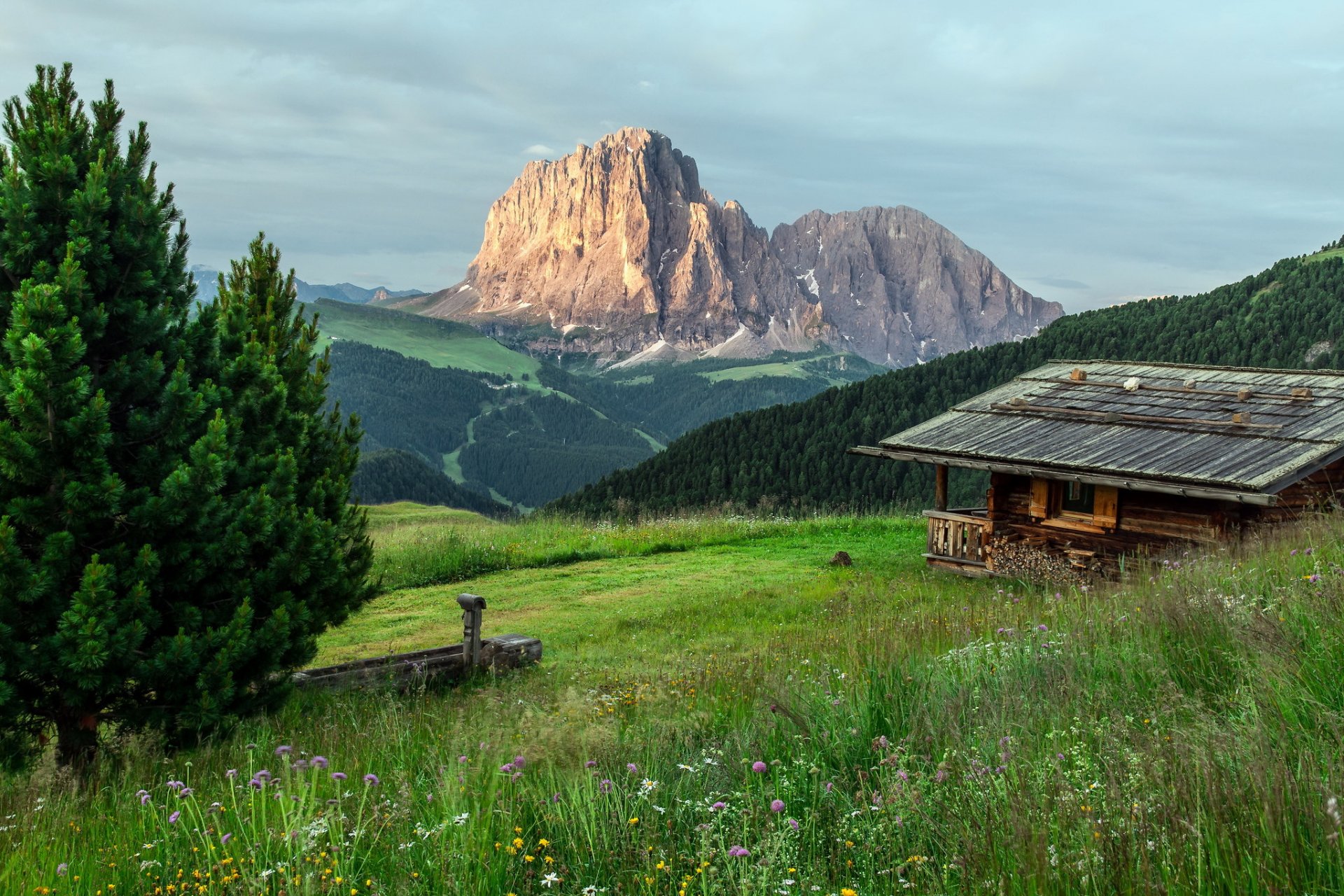 maison montagne nature paysage