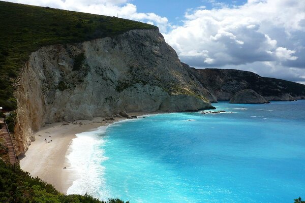 The Sea of Greece with rocks