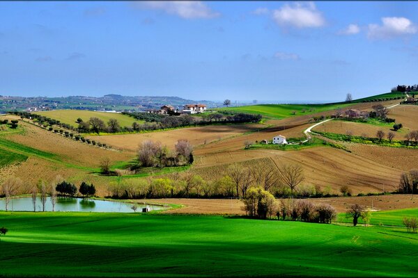 Bella vista sulle colline