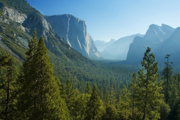 Unglaubliche Berge im US-Park